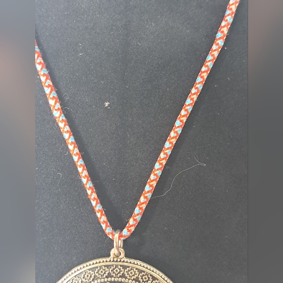 ZARA signed jeweled Inti Inca Sun God pendant necklace BOHO. - Picture 5 of 9